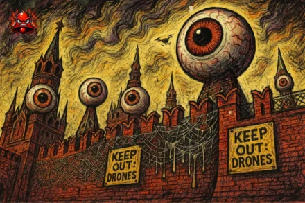 Gonzo Alert: Fear and Drone Paranoia at Moscow Parade