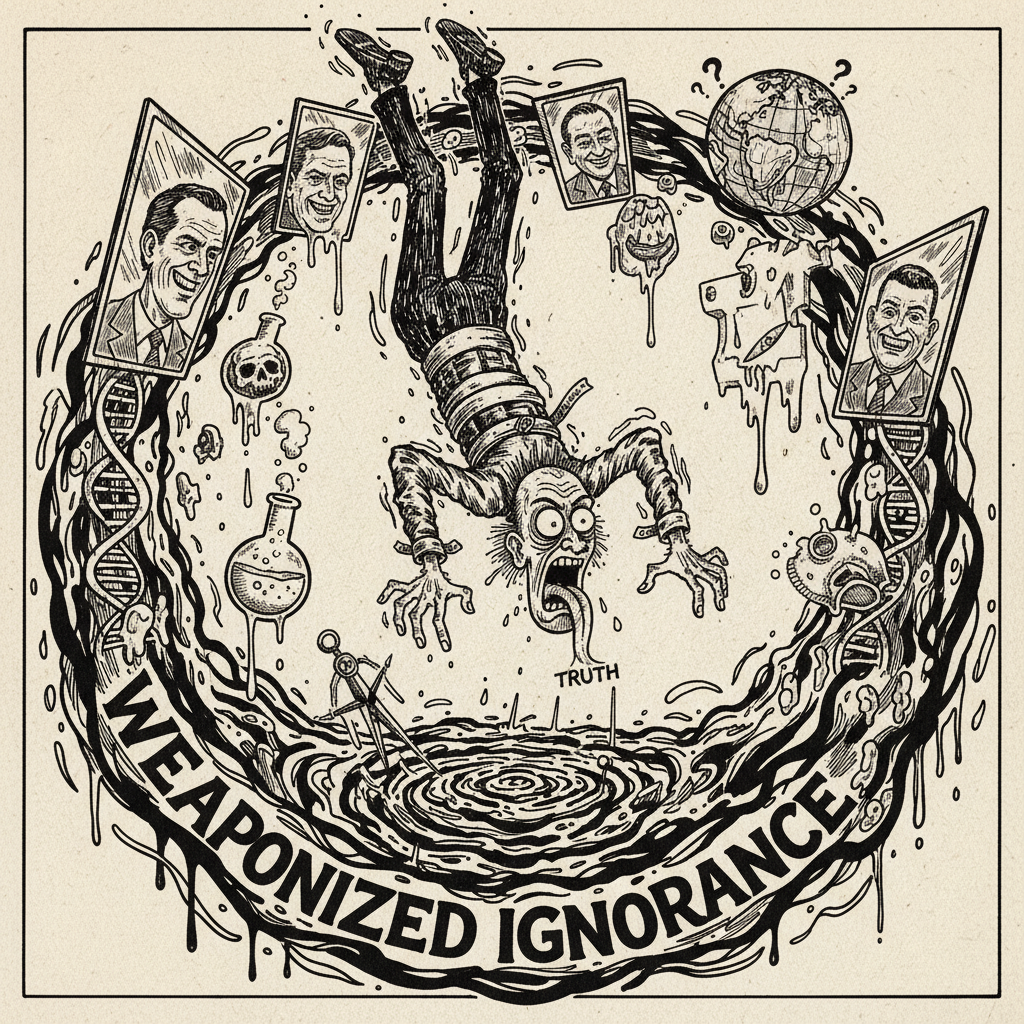 Gonzo-style illustration