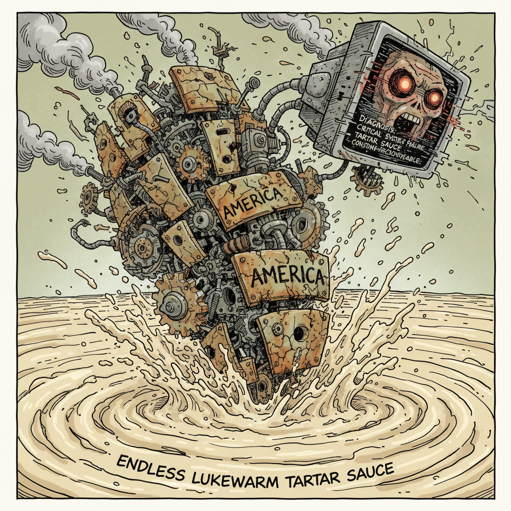 Gonzo-style illustration