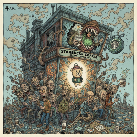 BATTLE OF THE BEARISTA: THE FROTHING MAW OF HOLIDAY HYSTERIA