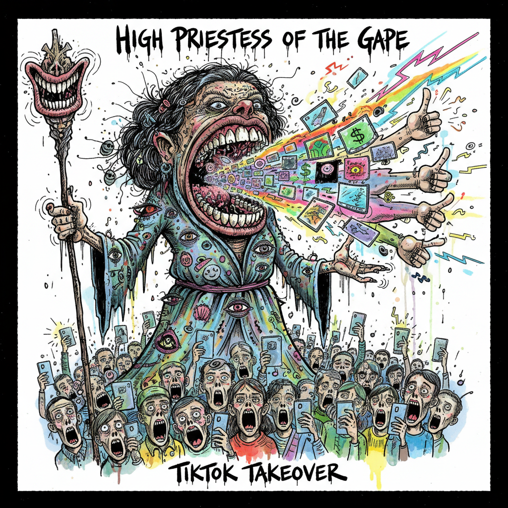 GOSPEL OF GAPE: A SAVAGE JOURNEY TO THE MOUTH FEEDING TIKTOK