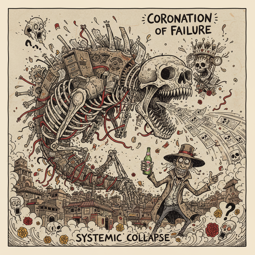 Gonzo-style illustration