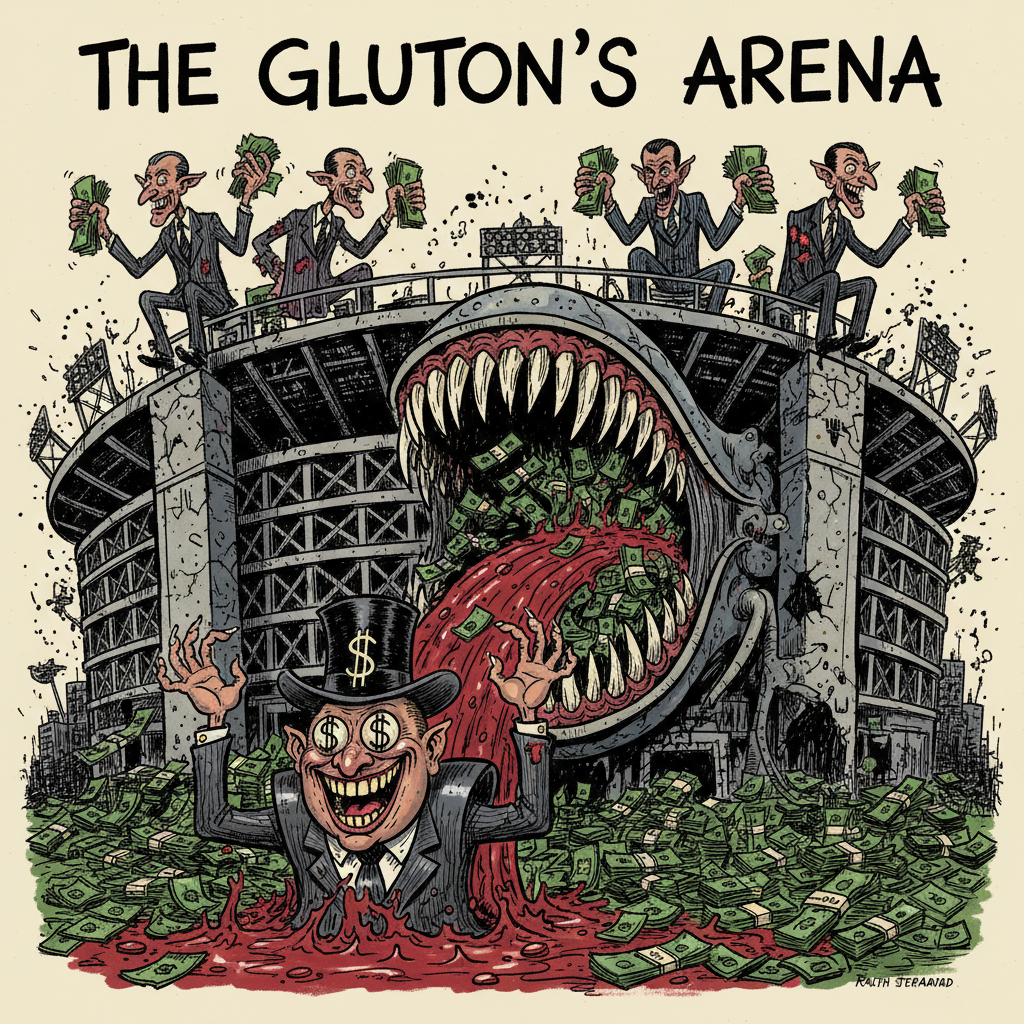 Gonzo-style illustration